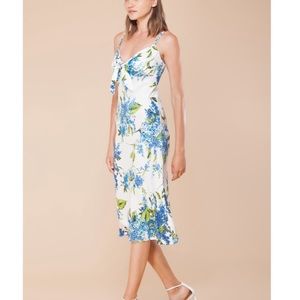 NWT Hale Bob Bina Tie Front Dress Sz XS